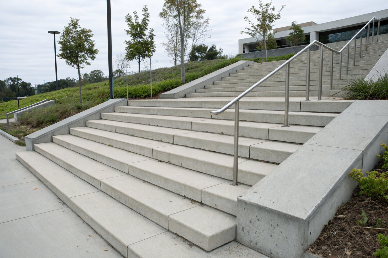 Concrete steps construction in Santa Monica, CA